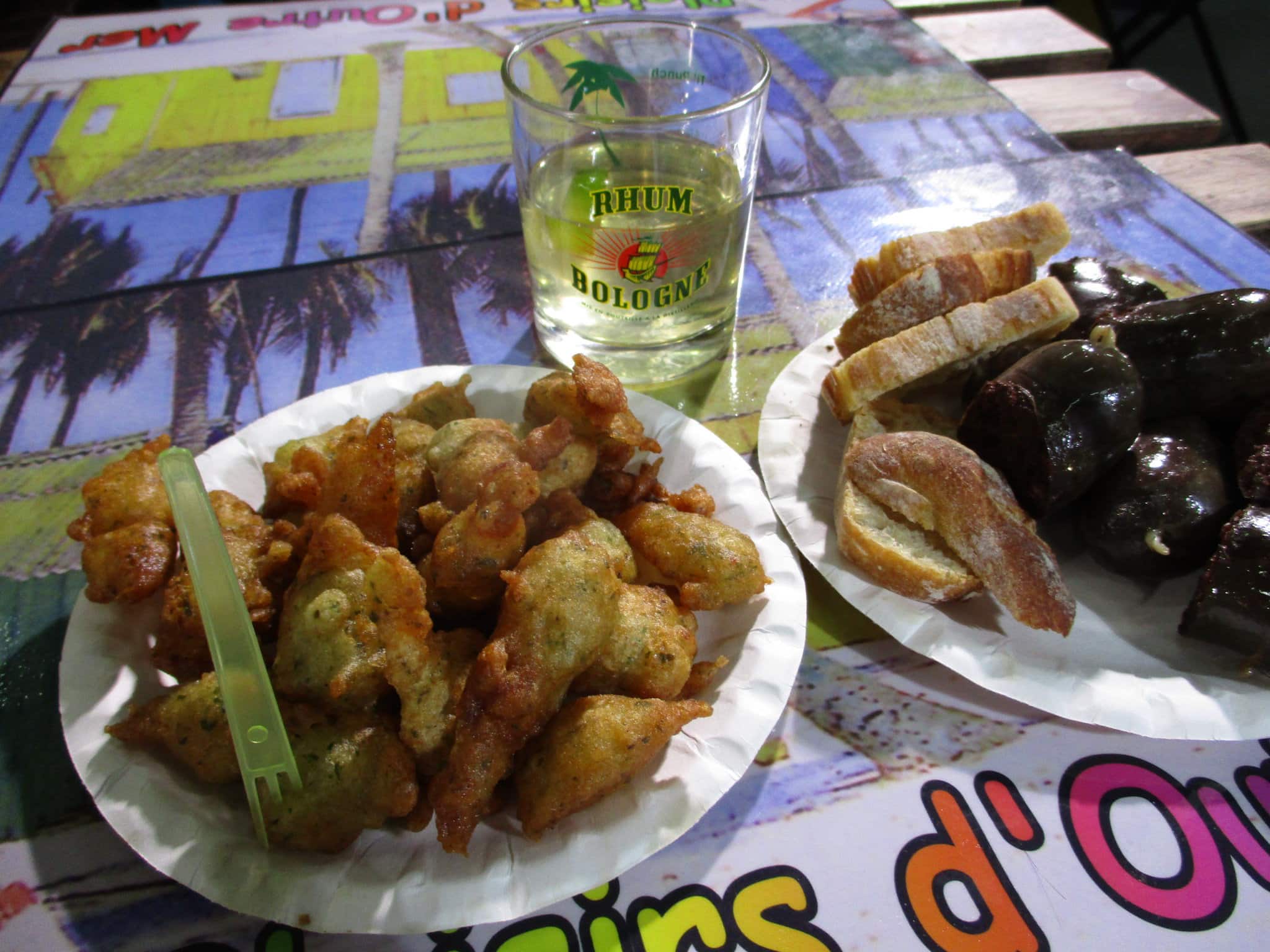 Accras, boudin créole, et Ti-punch